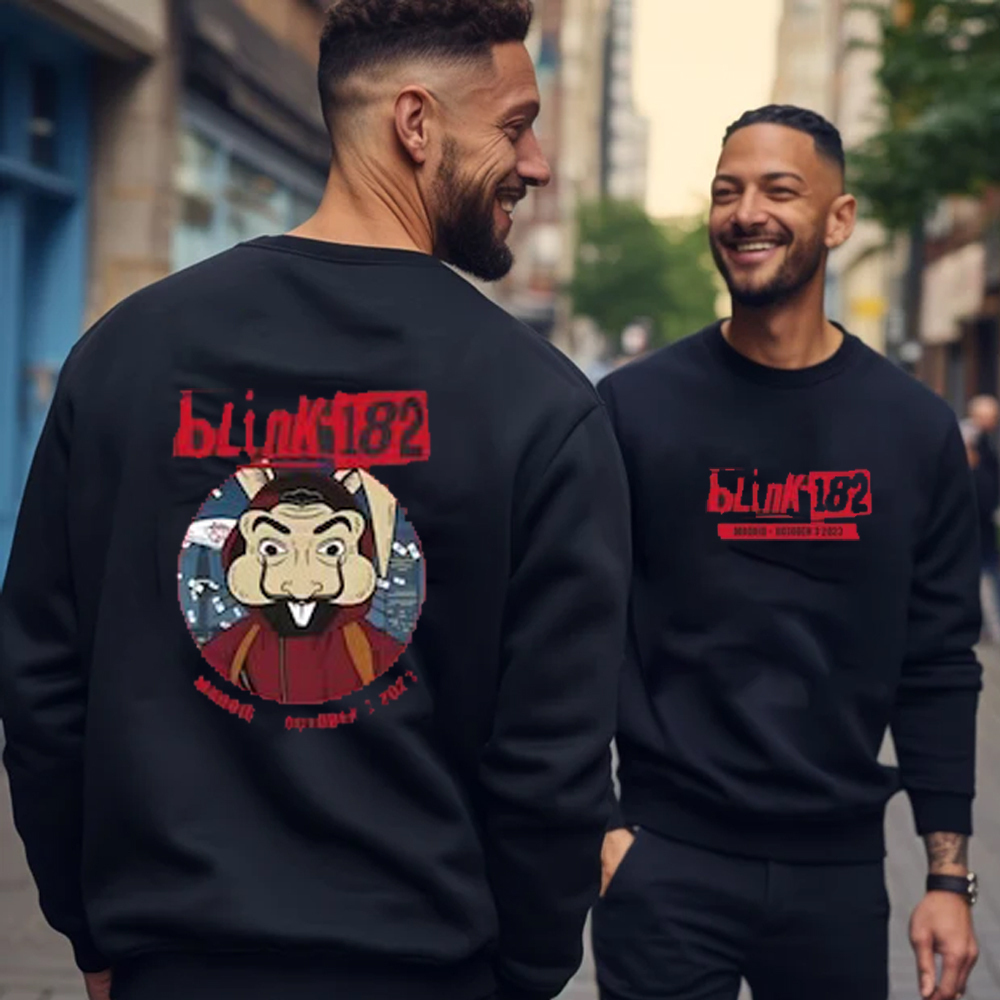 Blink182 Wizink Center Madrid Spain Event Sweatshirt 2 Sided